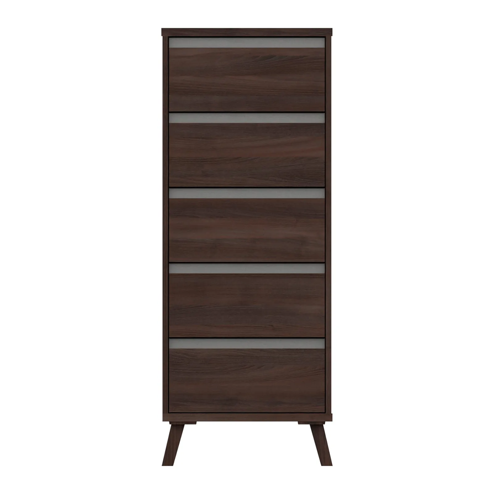 Jenson 5 Drawer Tallboy Brown