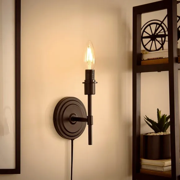 Sutton Plug In Wall Light Fitting 2