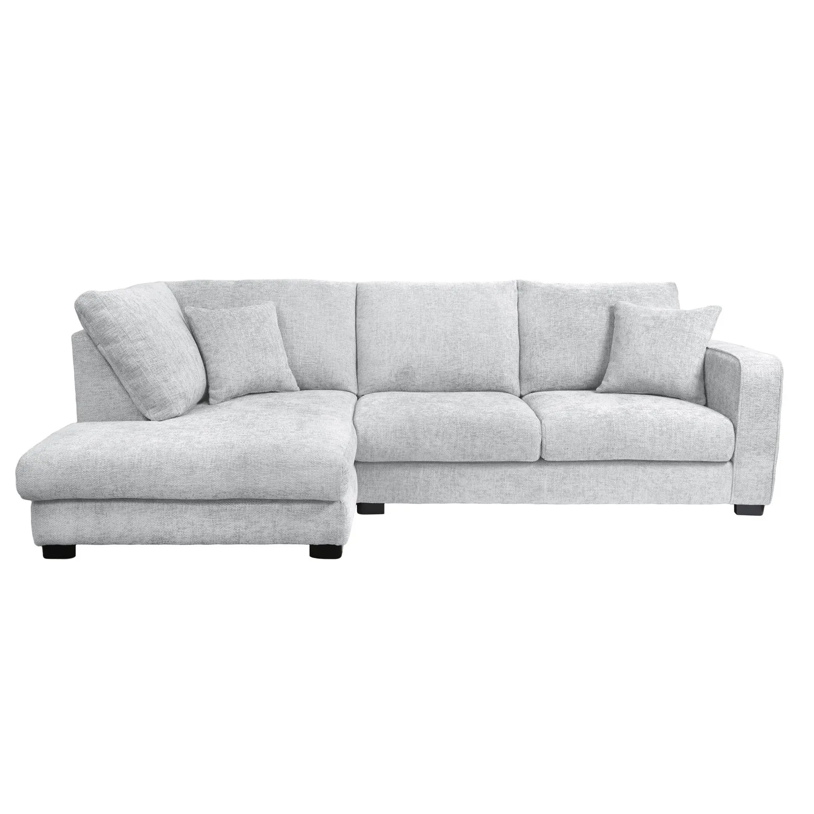 Carson Deep Sit Chunky Chenille Corner Sofa 1