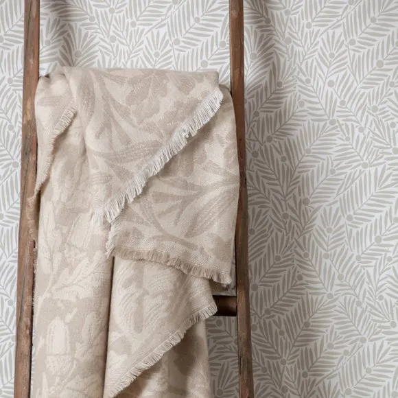 Morris & Co. Acorn Tonal Throw Blanket 130cm x 170cm 5
