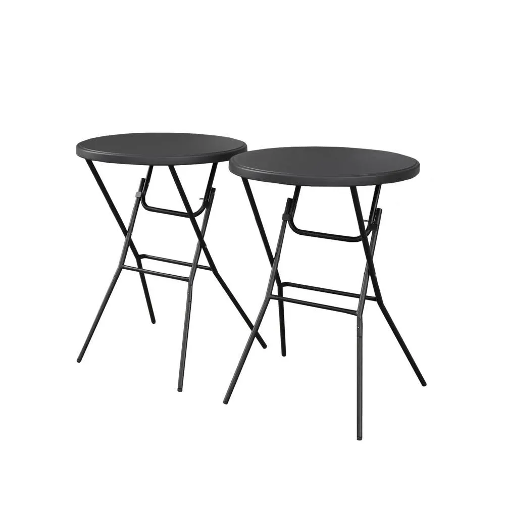 sweeek Pair of foldable high tables in Dark Grey 2