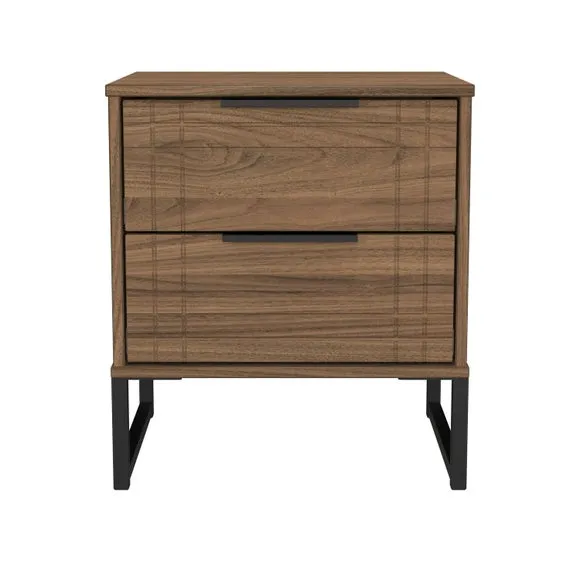 Darlton 2 Drawer Bedside Table 2