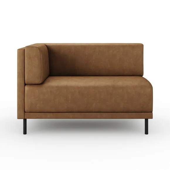 Mae Corner Dining Bench, Faux Leather 5