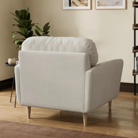 Sven Soft Texture Chenille Snuggle Chair 2