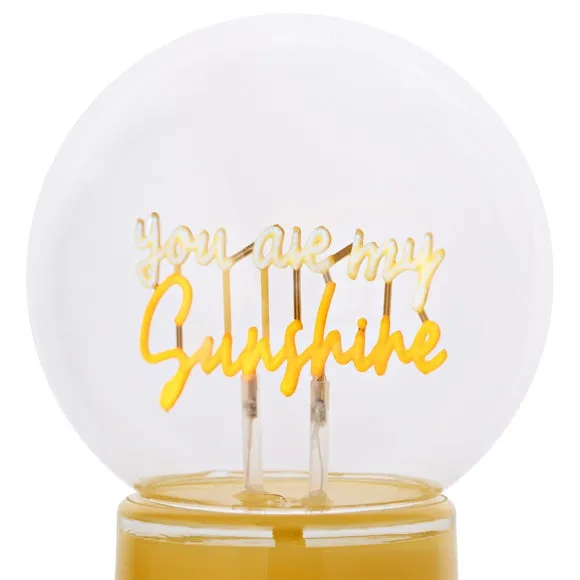 The Feel Good Club Signography You Are My Sunshine Neon Table Lamp 2