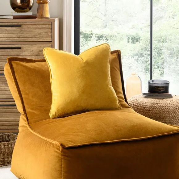 Clara Cotton Velvet Square Cushion
