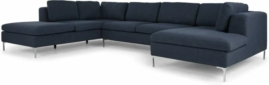 Monterosso Left Hand Facing Corner Sofa, Storm Blue