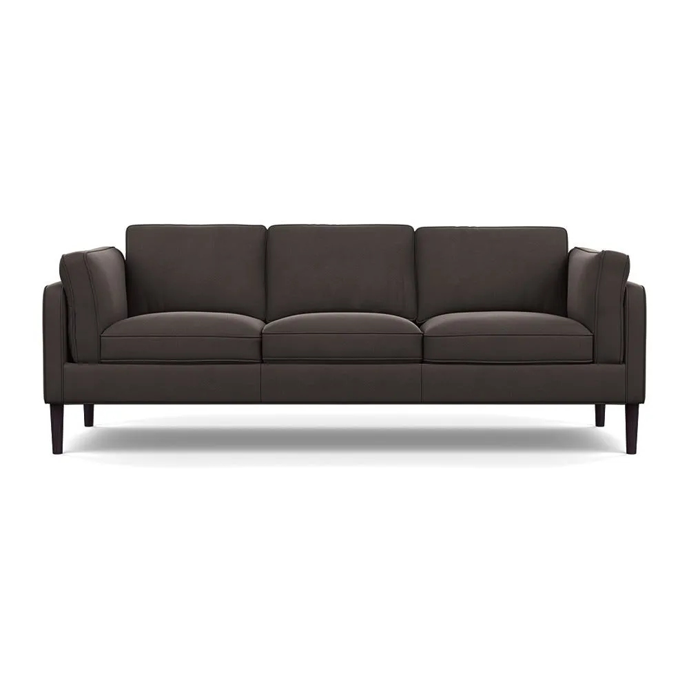Heal's Sonno 4 Seater Nobilis Velvet Sable Wenge Black Feet 1