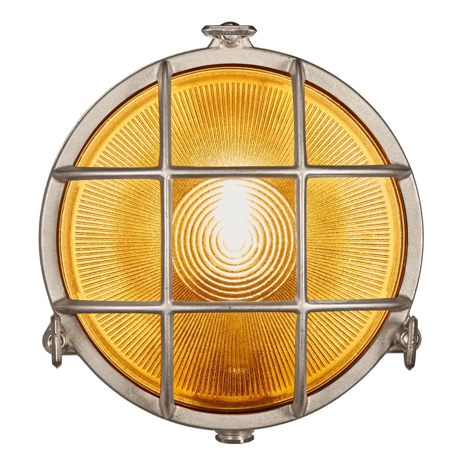 Nordlux Polperro Outdoor Wall Light Nickel Brass Garden E27 IP64 Mains in Metallic Silver 3