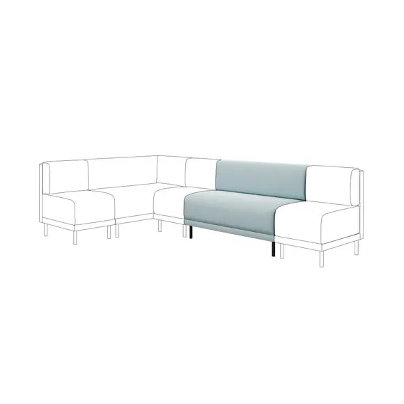 Mae Long Dining Bench, Vintage Velvet
