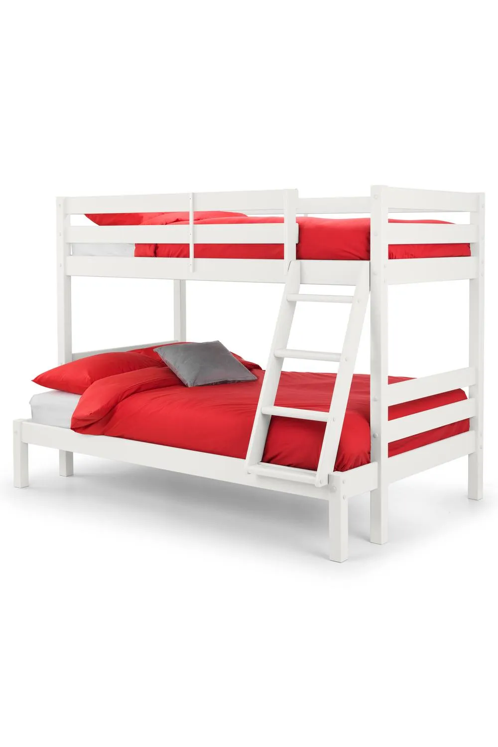 Julian Bowen Merlin Triple Sleeper Bunk Bed in White 2