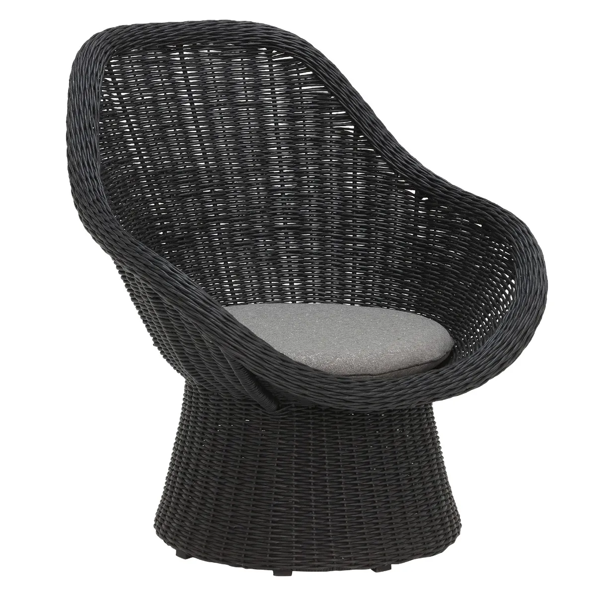 Santorini Garden Lounge Chair, Lava and Dove Linen