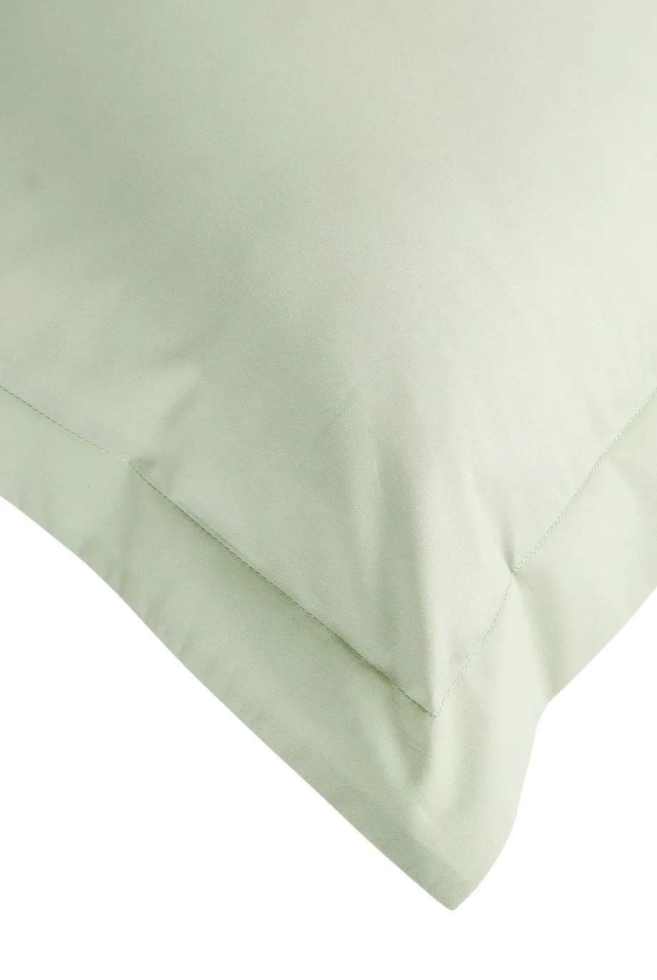 CHRISTY Pure Cotton Percale Oxford Pillowcase Pair in Green 5
