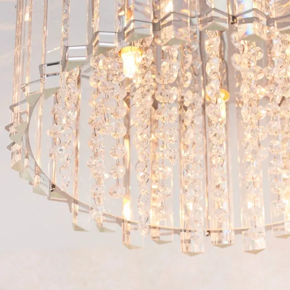 Vogue Crystal Blessing 4 Light Flush Ceiling Light 5