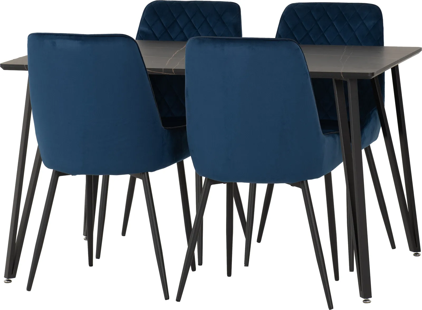 Seconique Marlow & Avery Dining Set in Blue 2