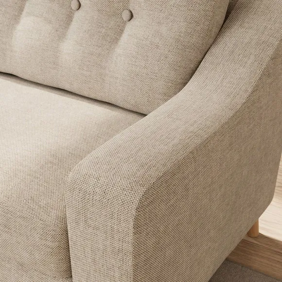Baxter II Basket Weave Corner Chaise Sofa 4