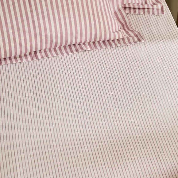 Hebden Narrow Stripe 100% Cotton Fitted Sheet 2