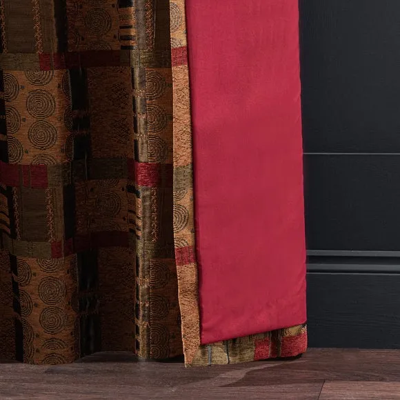 Prague Chenille Eyelet Curtains 6