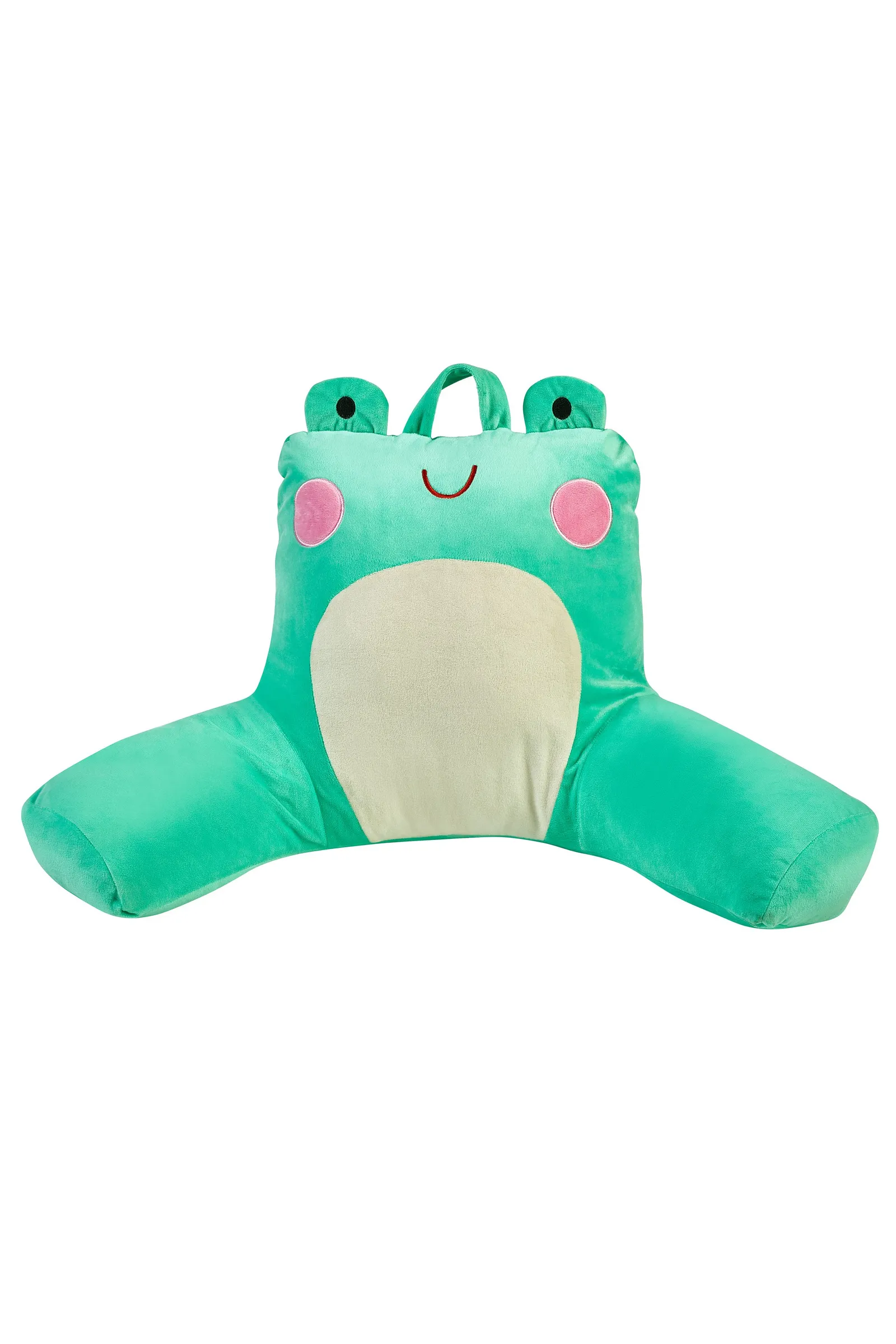 Catherine Lansfield 'Fran the Frog' Cuddle Cushion Back Rest in Green 4