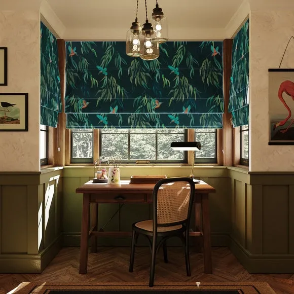 Kingfisher Easy Chain Roman Blind
