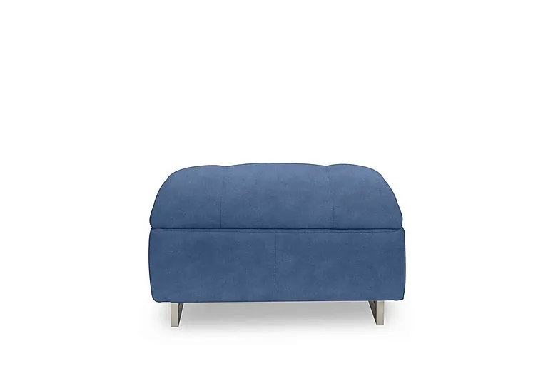 Moet Large Fabric Standard Footstool - Dexter Wave - Living Room Furniture - In Time for Christmas