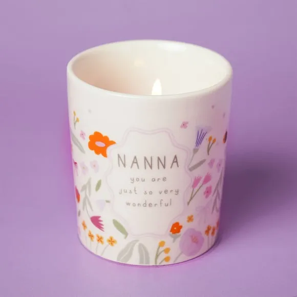 Love Life Nanna Lychee & Raspberry Ceramic Candle 3