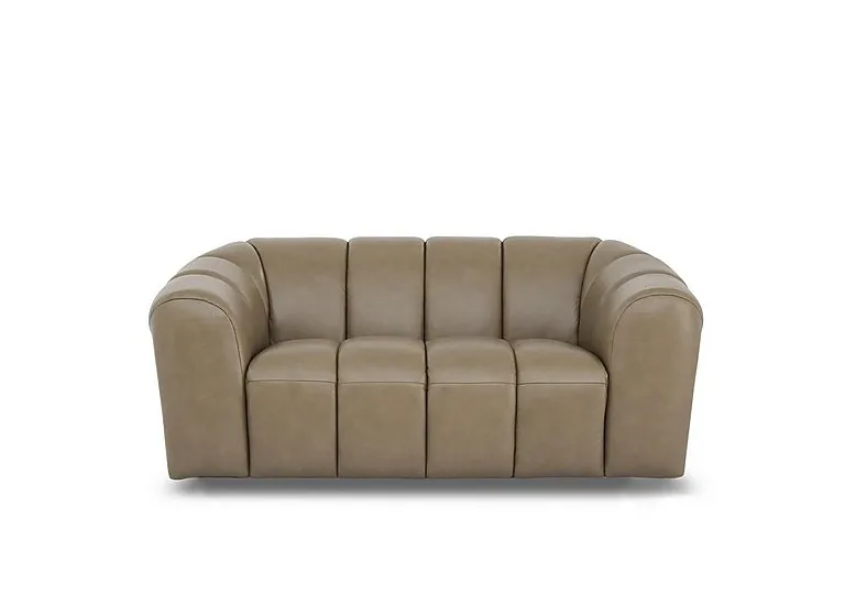 Rhianna 2 Seater Leather Sofa - Montana Barley