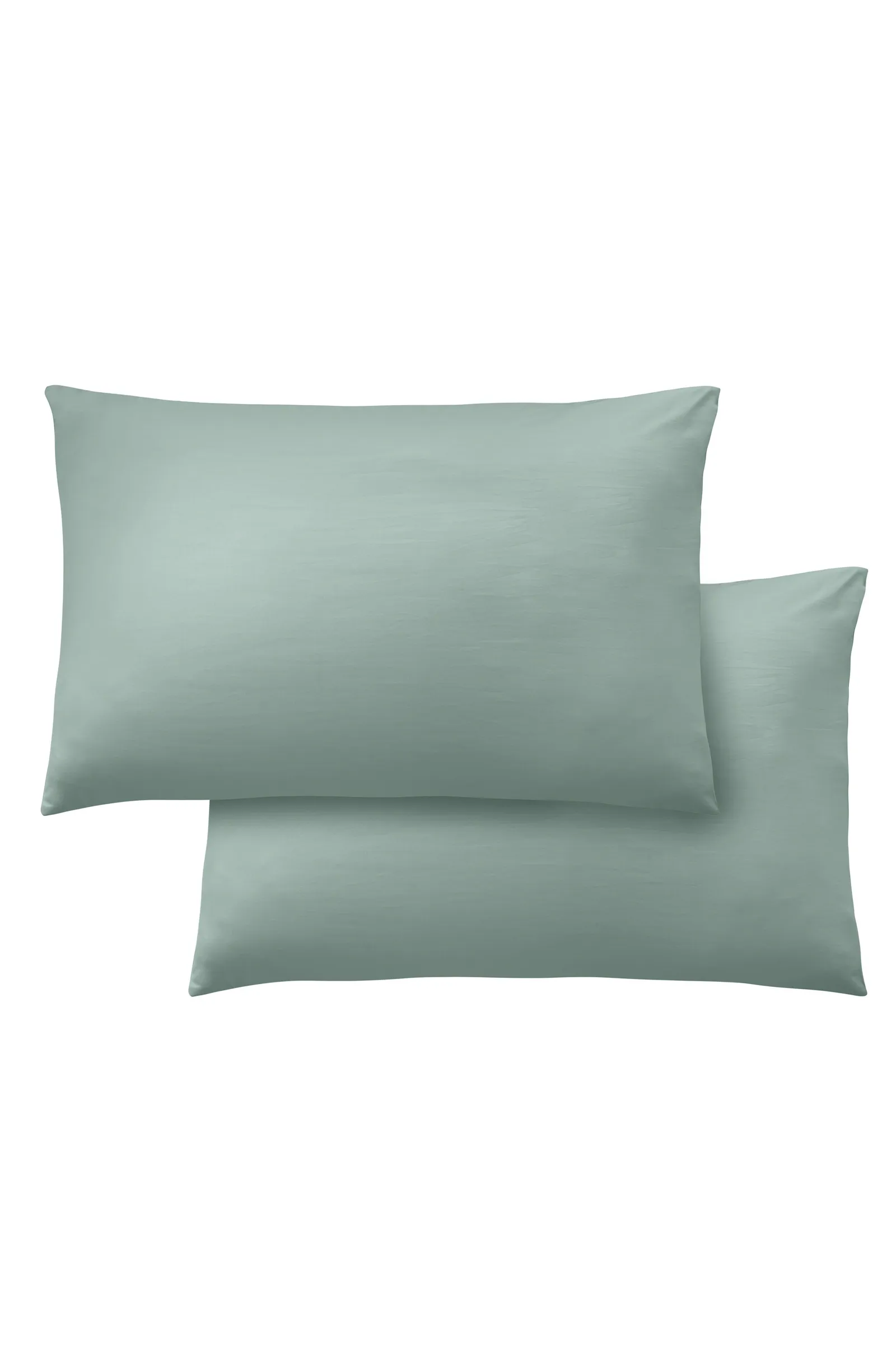Catherine Lansfield So Soft Non Iron Standard Pillowcase Pack of 4 in Green 3