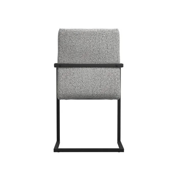 Set of 2 Cleaver Tweed Dining Chairs with Arms 5