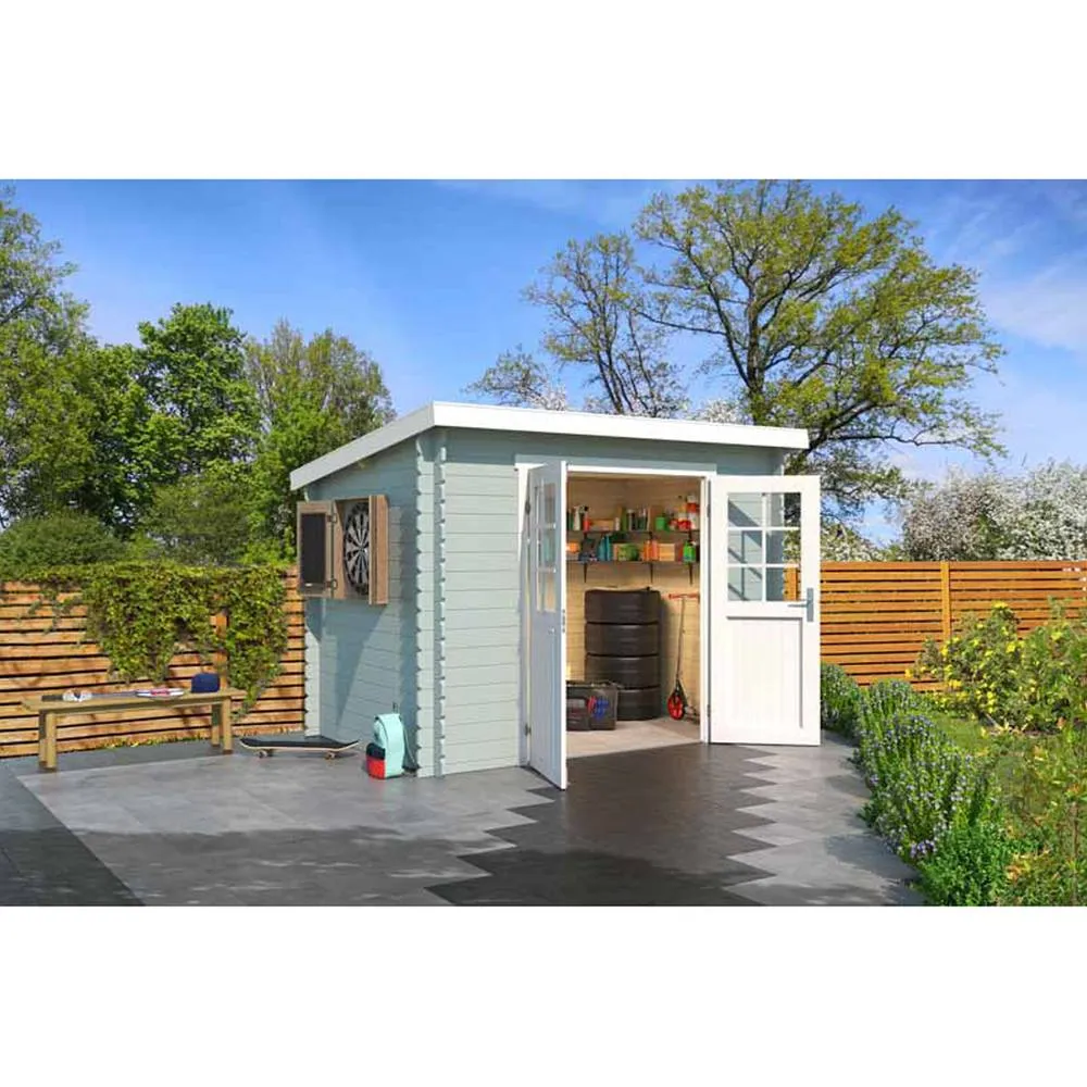 Lasita Maja Ltd San Jose 175-Log Cabin, Garden Room, Home Office L295xW213.1xH210.9 cm in Natural 5