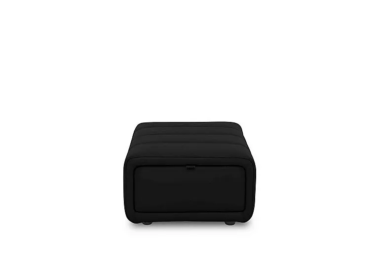 Elphaba Leather Storage Footstool