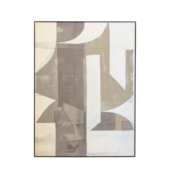Cedar & Sage Betong Abstract Framed Canvas 6