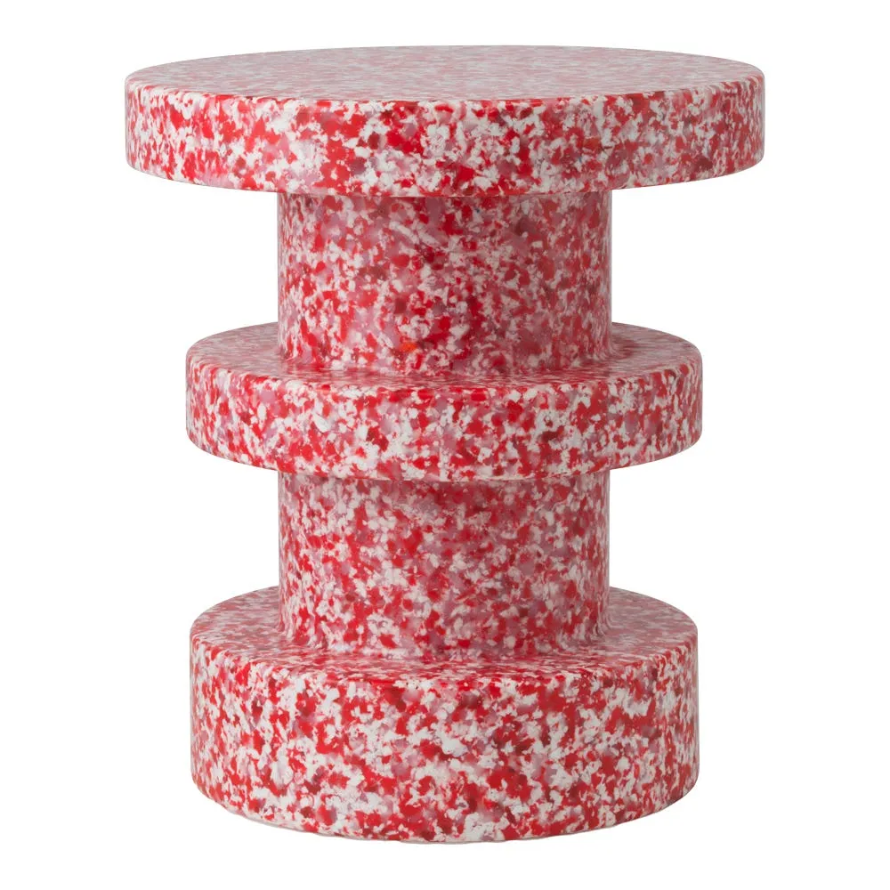 Normann Copenhagen Bit Stool Stack in Red 2