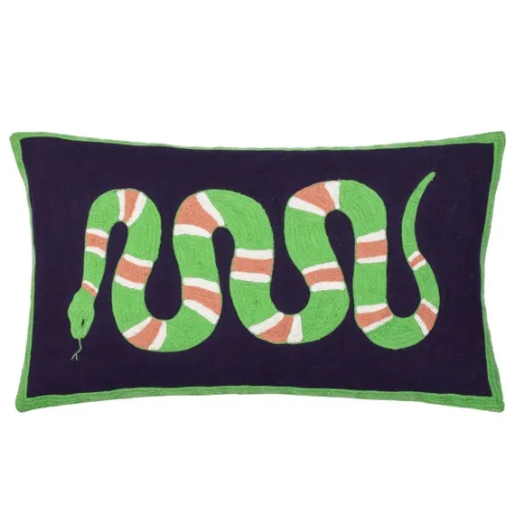 Furn. Coral Snake Cotton Rectangle Cushion 3