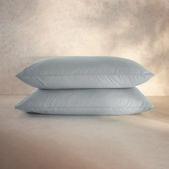 100% Egyptian Cotton 220 Thread Count Standard Pillowcase Pair 5