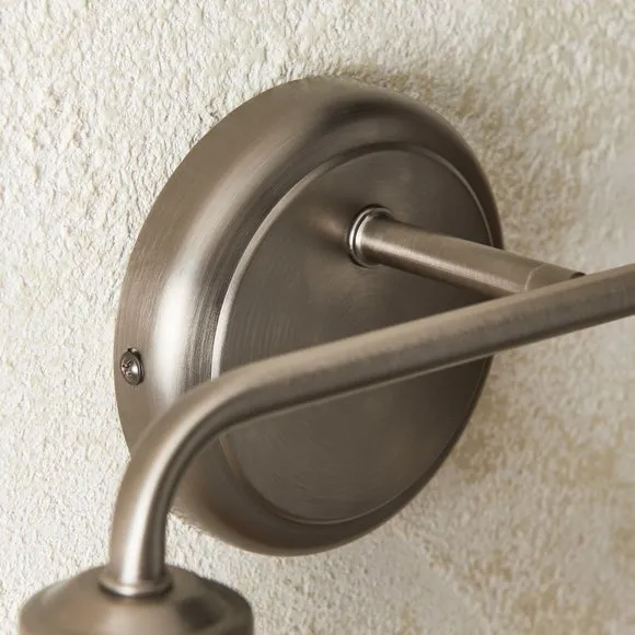 Tobias Ribbed 2 Light Bathroom Wall Light 4