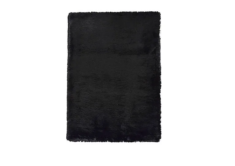 Teddy Rug - 60cm-x-120cm - Black