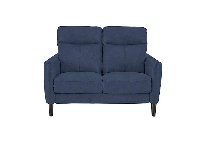 Compact Collection Petit 2 Seater Fabric Sofa - Blue