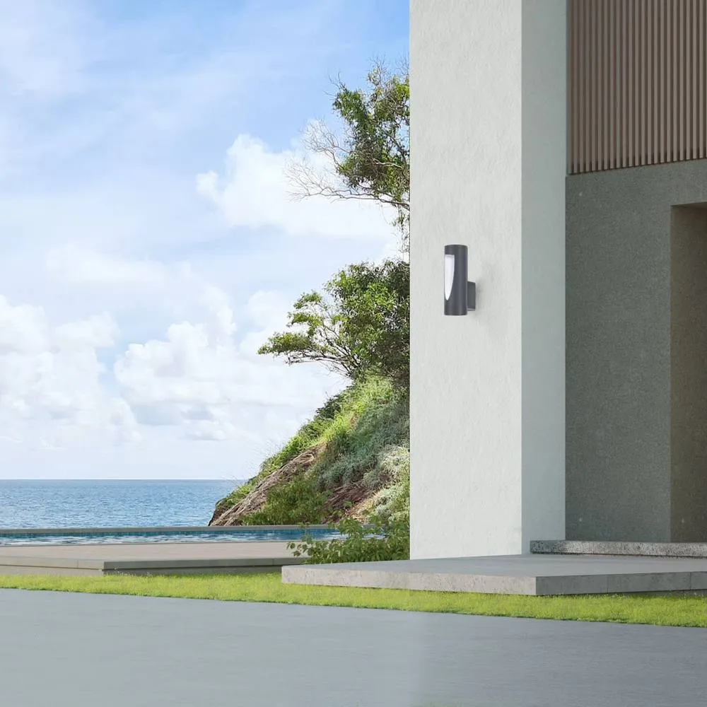 Netlighting Brit LED Outdoor Modern Wall Lamp Urban grey Warm White 3000K IP54 2