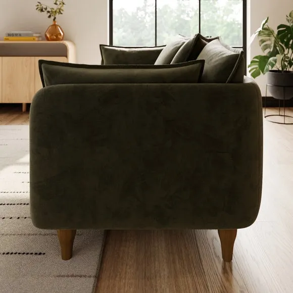 Armitage Scatter Back Velvet 3 Seater Sofa 3
