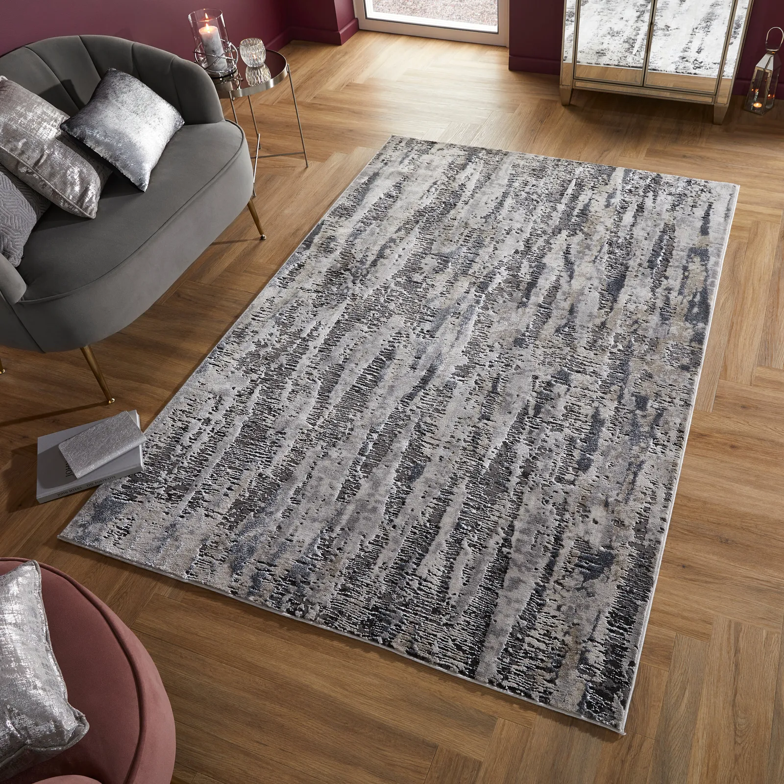 Lustre Rug Lustre Silver