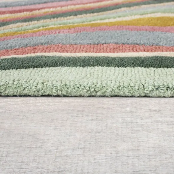 Abstract Flow Wool Rug 4