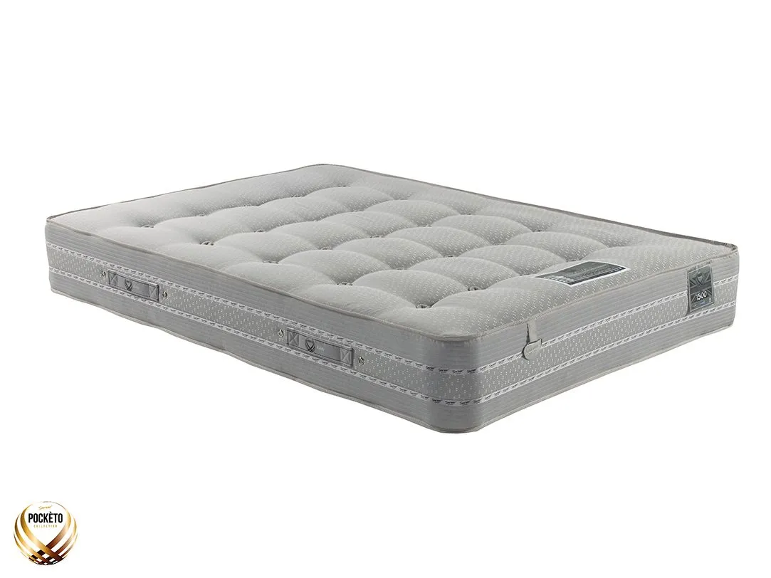 Sareer Furniture Limited Sareer Pocketo 1500 Pocket Sprung Mattress in Grey 2