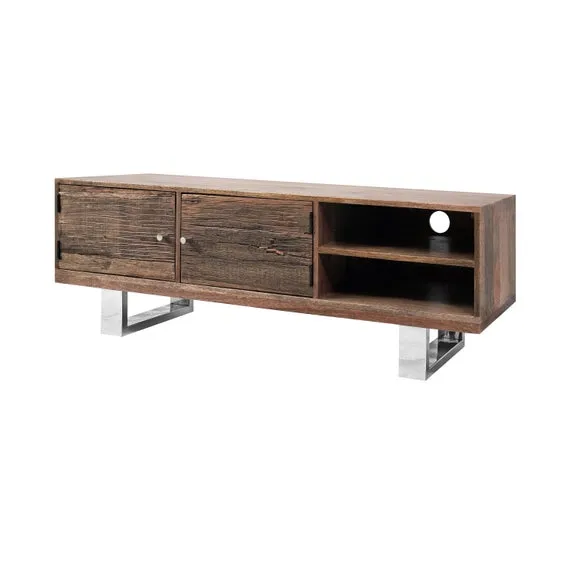 Indus Valley Railway Sleeper TV Unit for TVs up to 55" 3