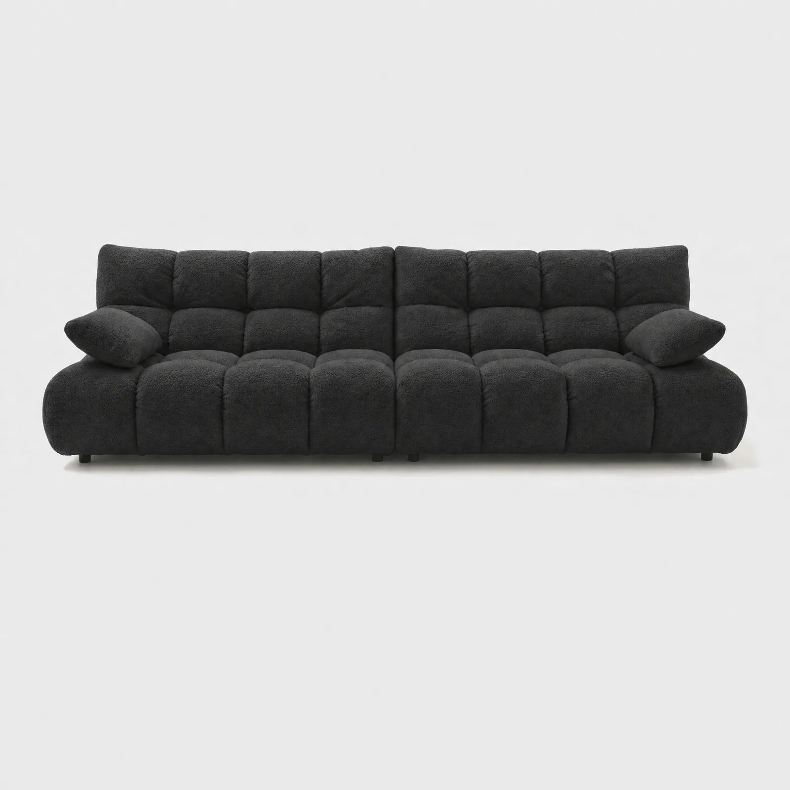 Bryce 4 Seater With Armrests - Width 290Cm, Black | Barker & Stonehouse 1