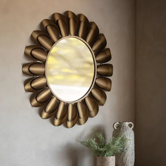 Cedar and Sage Camden Round Wall Mirror