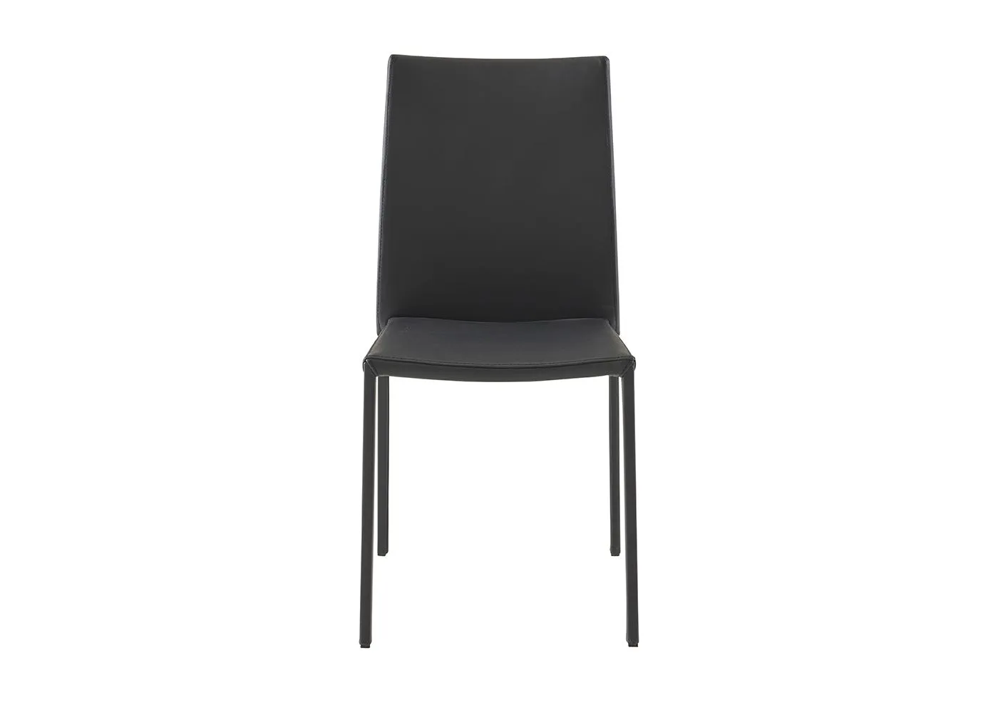 Ligne Roset Slim Dining Chair Black Leather