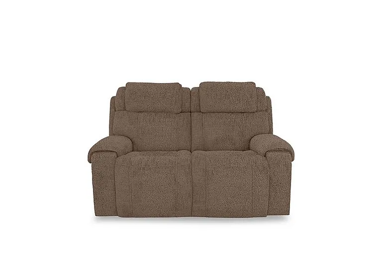 Hollywood Fabric 2 Seater Sofa - Hazelnut
