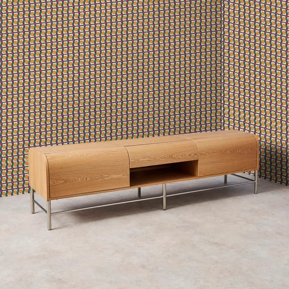 Yinka Ilori Half Log Sideboard