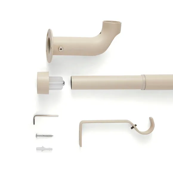 Trinity Room Darkening Extendable Metal Eyelet Curtain Pole 2